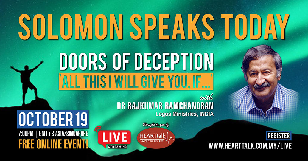 Solomon Speaks Today - Doors of Deception by Dr Rajkumar Ramchandran